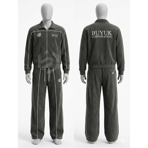 Conjunto Deportivo Personalizado Cortavientos de Secado Rápido para Hombre y Mujer, Chándal Casual de Dos Piezas - Product Image 2