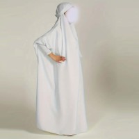 Nouvelle Arrivée Abayas pour Femmes Silhouette Droite Modeste Infroissable Écologique Mousseline Musulmane Vintage Naturelle 100% Longueur Cheville