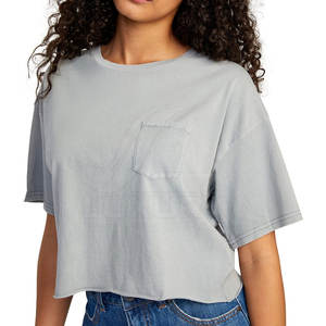 Ropa de moda de verano para mujer, Top corto de manga corta, el mejor diseño, buen Material, Camiseta corta para mujer - Product Image 2