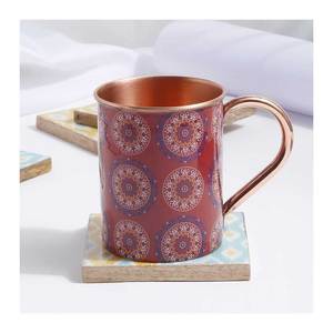 ขายดีที่สุดพร้อมราคาถูกแบบโบราณทำด้วยมือแก้วมักทำด้วยมือแก้วมักโลหะสำหรับใส่เครื่องดื่มในคาเฟ่ - Product Image 2