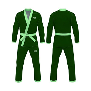 Uniforme d'arts martiaux unisexe léger de couleur différente de Jiu Jitsu Gi pour Judo Karaté BJJ Taekwondo & MMA Service OEM disponible - Product Image 4