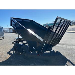 Bwise รถพ่วงเทรลเลอร์ขนาด6X10แบบโปรไฟล์ต่ำประตูแนวนอนรถกึ่งพ่วงสภาพใหม่ทำจากอลูมิเนียมอัลลอยและเหล็กสำหรับรถบรรทุก - Product Image 6