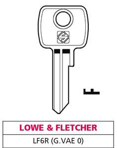 Chiave Asc Lf6r (g. Vae 0) Lowe & Fletcher - Product Image 1