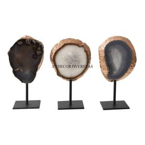 Taille et logo personnalisés disponibles plaqué or de haute qualité Sculpture en métal de qualité luxueuse Fournitures de décoration intérieure et extérieure - Product Image 6