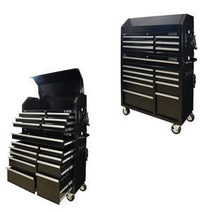 ชั้นวางเครื่องมือกล่อง104ซม. 16ลิ้นชักใหญ่ตู้เก็บเครื่องมือที่ดีสำหรับช่างโรงรถ - Product Image 1