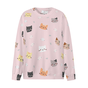 เสื้อสเวตเชิ้ตคอกลมแขนยาวพิมพ์ลายดิจิตอลและซับลิเมชั่น 3 มิติ รุ่น Galaxy Winter ผลิตจากผ้าฝ้ายผสม สำหรับผู้ชาย พร้อมโลโก้สั่งทำได้ - Product Image 2