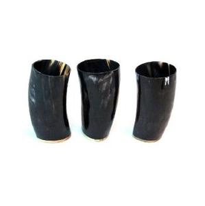 Tasses à corne de buffle polies médiévales faites à la main inspirées Viking tasse à corne à boire pour la musique de vin usage religieux artisanat naturel - Product Image 2