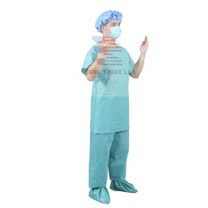 Traje de fregado médico no tejido Trajes de fregado uniforme para médicos y enfermeras - Product Image 3