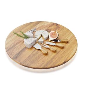 Plato Giratorio de Madera para Servir Comida en el Hogar o Restaurante, Plato Giratorio de Madera para Mesa de Comedor, Fabricante Profesional - Product Image 6