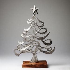 OrnaTree AuraBranch EternaBloom, escultura de árbol de Metal decorativa hecha a mano para el hogar y la Oficina - Product Image 5