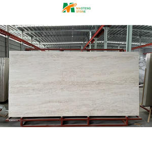 Nouveau papier peint fritté en <span class=keywords><strong>travertin</strong></span> romain Beige antidérapant résistant à l'usure <span class=keywords><strong>pour</strong></span> les surfaces murales des escaliers de fond de cuisine grande dalle - Product Image 1