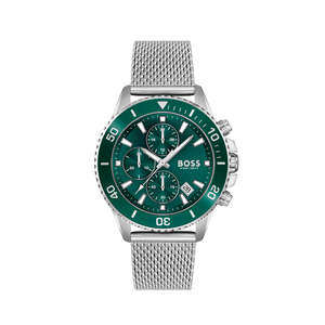 Montre de luxe pour homme Hugo Boss 1513905, boîtier et bracelet en acier inoxydable, style simple, résistante à l'eau, livrée en coffret 46 - Product Image 2