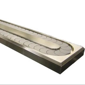 Sistema de Cinta Transportadora de Sushi Automática Clásica WA <span class=keywords><strong>Kaiten</strong></span>, Marco de Acero Inoxidable, Velocidad Ajustable con Curvas - Product Image 6