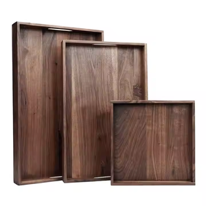 Table basse en bois massif moderne et écologique avec plateau de service à 12+ compartiments par Saniya Handicraft - Product Image 1