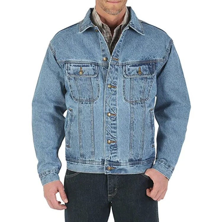 ODM services Reasonable price Latest style Denim Jacket Best quality new model Custom make Denim Jacket For Men