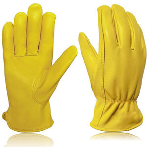 Gants de travail de sécurité en cuir anti-chaleur personnalisés, fabriqués aux États-Unis, pour la soudure - Product Image 2