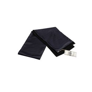 Bufanda Elegante de Lana a Cuadros Azul Marino y Rosa, de Doble Cara, Talla Única - Product Image 1