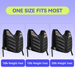 <span class=keywords><strong>Chaleco</strong></span> ponderado de <span class=keywords><strong>calistenia</strong></span> para correr <span class=keywords><strong>con</strong></span> rayas reflectantes Chaqueta ligera y reflectante para ejercicio al aire libre - Product Image 2