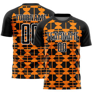 Maillot de football haute performance OEM, uniforme de football personnalisé, respirant, séchage rapide, 100% polyester, imprimé par sublimation, vêtements personnalisés - Product Image 6