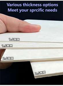 天然白色吸水纸 1mm 1.5mm 2mm <span class=keywords><strong>2</strong></span>.5mm 可打印纸板，用于空气清新剂杯垫、文创产品 - Product Image 6