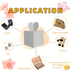 กล่องฟองน้ำกระดาษลูกฟูกลายนูนสีดำสีชมพูยอดนิยมกล่องจดหมายรีไซเคิลเครื่องสำอาง - Product Image 4