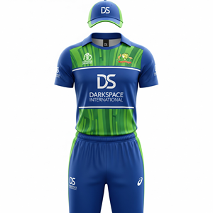 Services OEM & ODM Ensemble d'uniformes de cricket pour hommes 100% Polyester pour l'entraînement sportif d'été Vente en ligne Qualité supérieure - Product Image 2