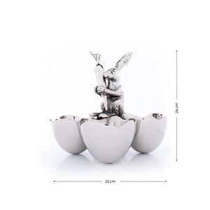 Cuenco de Metal de lujo hecho a mano, venta directa de fábrica de alta calidad, logotipo personalizado, utensilios de cocina, vajilla, cuenco para servir palomitas de maíz - Product Image 5