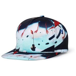 Prix d'usine Logo personnalisé broderie 6 panneaux casquette Snapback fabriqué en Chine style Hip Hop casquette de Baseball à pois sportif plat coton - Product Image 2