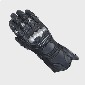 Guantes de carreras de motos negros para hombre, guante completo, armadura de fibra de carbono, ropa protectora para carreras de coches de motocicleta para Unisex - Product Image 2