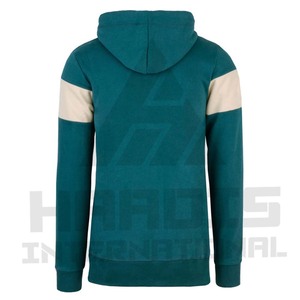 เสื้อฮู้ดผ้าฟลีซสีพื้นแขนยาวสำหรับผู้ชาย |   เสื้อฮู้ดดี้ผ้าผสมโพลีเอสเตอร์/คอตตอนคุณภาพสูง นุ่ม สบาย ระบายอากาศได้ดี สำหรับผู้ชาย - Product Image 2