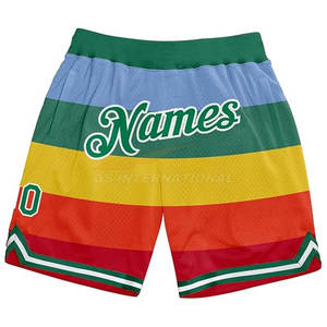 Pantalones cortos de baloncesto de rendimiento OEM personalizados ligeros 100% poliéster tela de secado rápido diseño de Color sólido Impresión de logotipo personalizado - Product Image 2