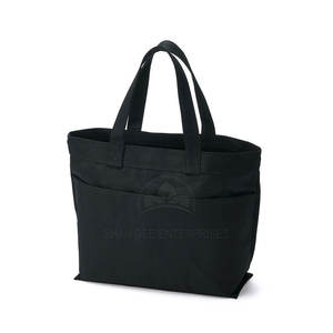 Best Selling Double Tote <b>Bags</b> New Style with Custom Logo Eco-Friendly Fabric Material Cotton Handles - Product Image 1
