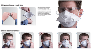 Masques respiratoires 3M 9105 VFlex offrant une filtration haute efficacité contre les poussières ultrafines - Product Image 6