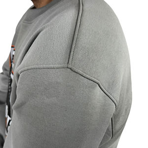 Sudaderas de cuello redondo de tamaño personalizado más vendidas para hombre, sudadera básica de Pakistán hecha en otoño con bordado de ajuste Regular liso - Product Image 5