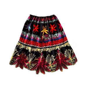 Jupes décontractées polynésiennes pour femmes en coton de haute qualité, fabriquées au Pakistan, broderie personnalisée style hawaïen, prix bas - Product Image 3