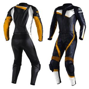 Combinaison en cuir imperméable et coupe-vent pour femmes, équipement de course automobile et de moto de premier rang, avec impression de logo sur le devant - Product Image 3