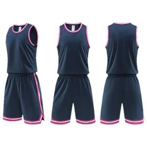 Nouvel ensemble de survêtement de basketball décontracté à manches courtes pour hommes et femmes, deux pièces, vêtements de sport de haute qualité, personnalisable et respirant - Product Image 3