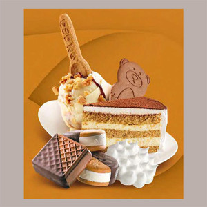 Molde para galletas Colombina para 5 dosis individuales 55x62mm Herramienta de postre de plástico - Product Image 3