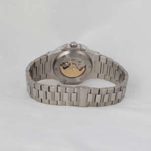 Reloj de pulsera Moissinatie Diamond para mujer con esfera azul numérica reloj de diseño loco de mano personalizado de lujo solo reloj con bisel - Product Image 4
