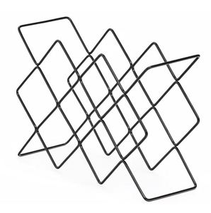 Black steel tabletop wine bottle rack holder for <b>kitchen</b> home decoration dining <b>table</b> champagne wine display rack holder <b>bar</b> - Product Image 1