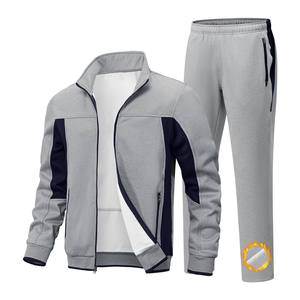Ensemble de survêtement pour homme en gros, sweat-shirt et pantalon de survêtement 2 pièces, coupe ample, logo personnalisé, ensembles de jogging, survêtements unisexes - Product Image 1