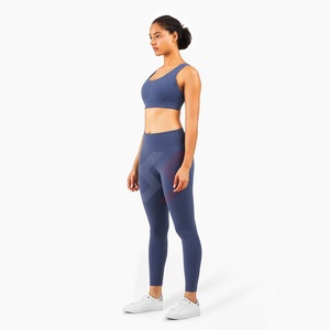 Logo sur mesure Ensembles de yoga pour femmes d'entraînement Ensemble de yoga pour femmes taille haute avec tailles réglables en vrac Quantité Prix bon marché - Product Image 2