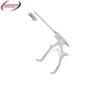 Surtechs Manuel Genou Arthroscopie Poinçons En Acier Inoxydable Vers Le Bas Biter Forceps Métal Instruments Chirurgicaux Base - Product Image 1