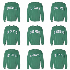 เสื้อสเวตเชิ้ตคอวีแบบยูนิเซ็กส์สำหรับฤดูหนาว |   โลโก้ NCT Aggie Pride Chenille |   เกรย์ ฮิสทอเรียลลี แบล็ค คอลเลจส์ แอนด์ ยูนิเวอร์ซิตี้ส์ โอดีเอ็ม อาร์เพลแวร์ - Product Image 4