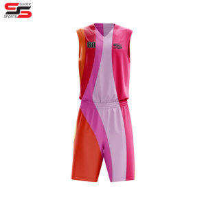Ensemble d'uniformes d'équipe de basket-ball à sublimation sans manches, kit d'uniformes de basket-ball avec nom et numéro personnalisés - Product Image 4