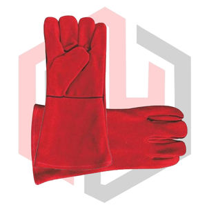 ถุงมือหนังสำหรับงานเชื่อมมืออาชีพ ทนต่อการขัดถู ด้ามจับตามหลักสรีรศาสตร์ ป้องกันไฟฟ้าสถิต หนา 7 ออนซ์ เคลือบอลูมิไนซ์ ขนาด 16 นิ้ว - Product Image 6