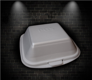 Bagasse <b>PLA</b> Disposable Clamshell Food Container Compostable Biodegradable Burger Box with Lid for Takeaway Restaurant Picnic - Product Image 3