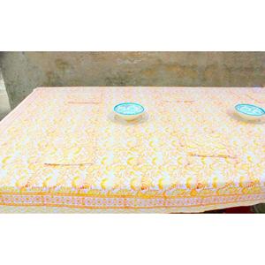 Mantel rectangular con estampado de flores para mesa de boda, Conjunto de 6 servilletas, lino - Product Image 2