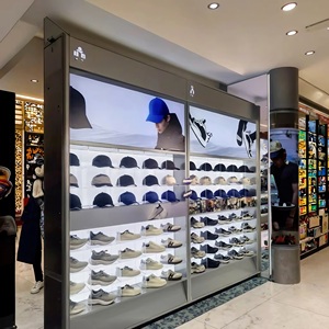Tùy chỉnh thời trang hiện đại giày mũ tủ trưng bày cho quảng cáo bán lẻ trung tâm mua sắm nhà máy trưng bày trực tiếp Kệ đánh bóng - Product Image 5