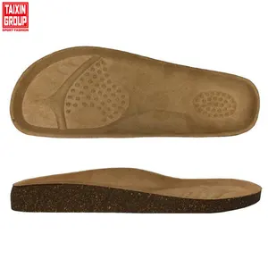 Cork wedge sole suppliers sole slippers thick bottom cork slipper for men cork and rubber shoe sole for shoe making